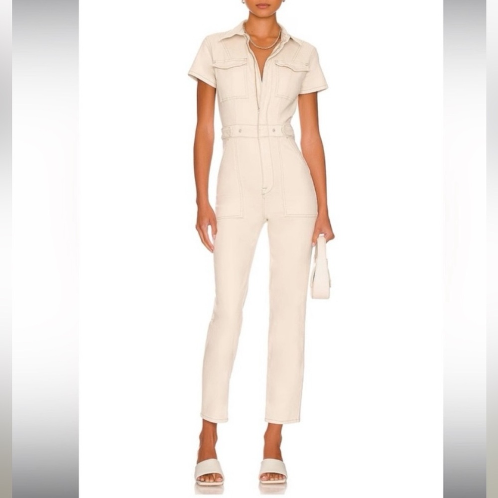Cream Jumpsuit